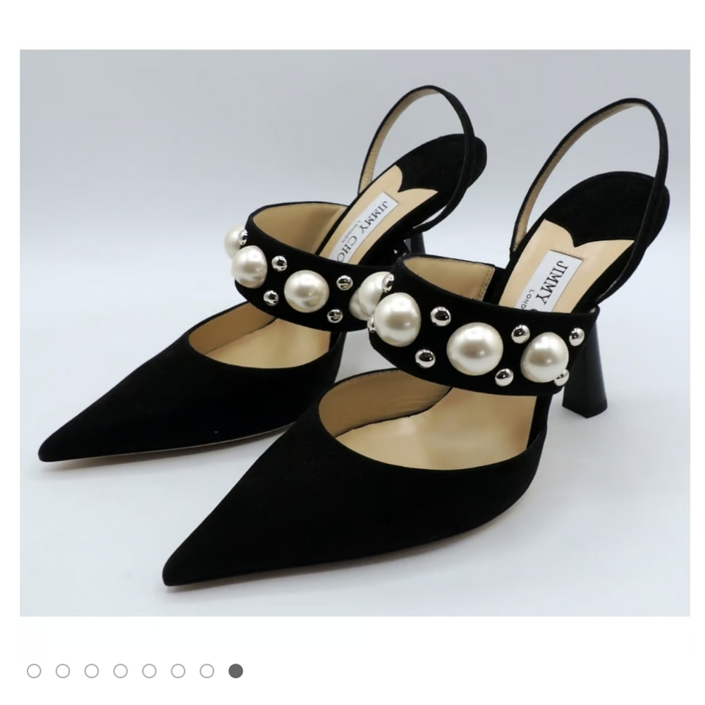 Nine West Jimmy Choo mule knockoff sling back heel